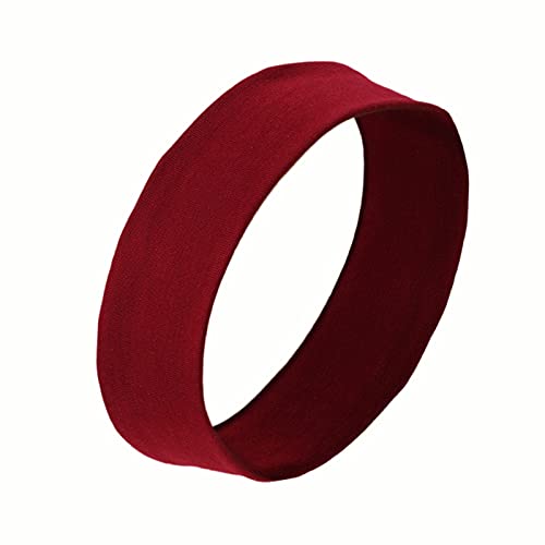 Stirnbänder Stirnbänder Yoga breit Sport Elastizität Mode Boho Stirnband für Frauen Stirnband für Mädchen Stirnband Stirnbänder Nebel (D, One Size) von Mashaouyo