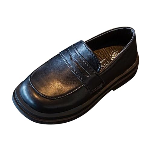 Unisex Kinder Leder Kinderschuhe Uniformschuhe Loafers Weiche Sohle Abendschuhe Performance Loafers Schuhe Freizeitschuhe Einzelschuhe Tanzschuhe Party Schuhe Flache Schuhe Bequeme von Mashaouyo