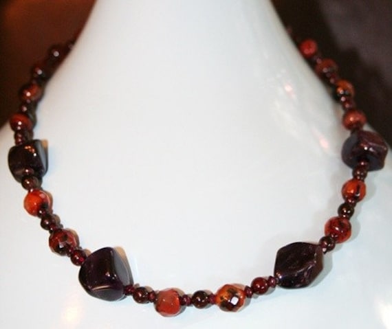 Handgemachte Amethyst Kette Mit Sterling Silber Verschluss von MashliDesign