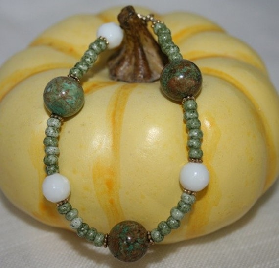 Jade Armband Perlen Von Hand Gemacht von MashliDesign