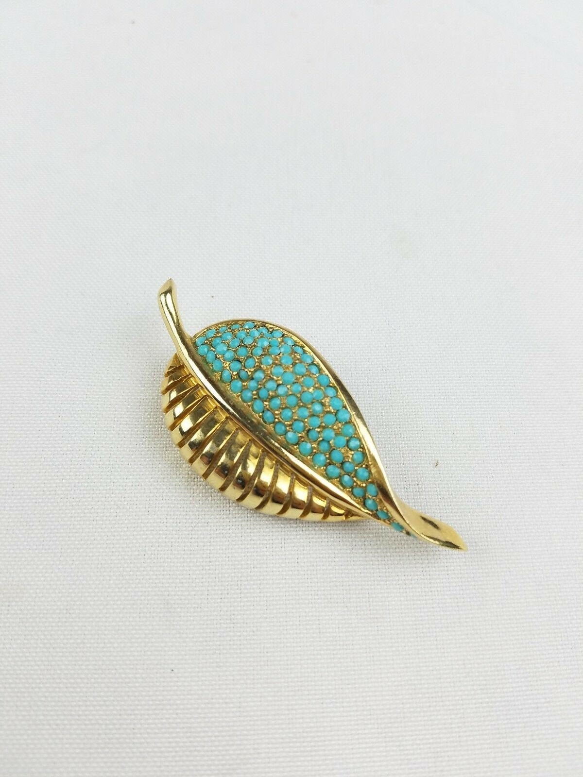 Jahrgang Billini Mitte Jahrhundert Brosche Gold Ton Blau Strass Jahrgang Billini Mitte Jahrhundert Brosche Gold Ton Blau Strass von MashliDesign