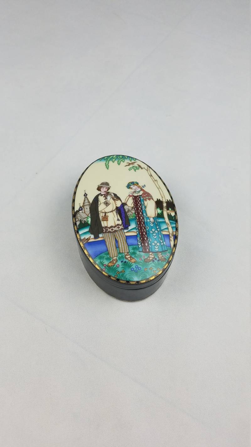 Jahrgang Heinrich Villeroy & Boch Der Snow Maiden Porzellan Schmuck-Box von MashliDesign