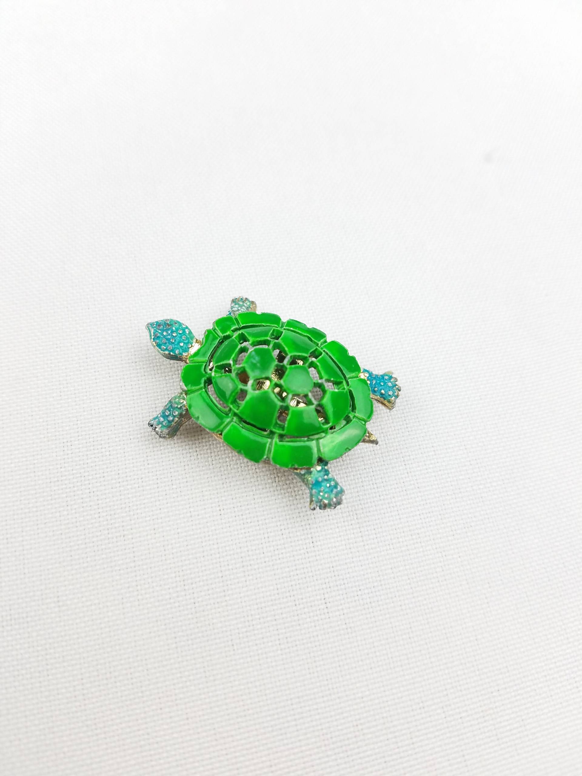 Jahrgang Schildkröte Brosche Anstecknadel Grünen Emaille Tier Jahrgang Schildkröte Brosche Anstecknadel Grünen Emaille Tier von MashliDesign