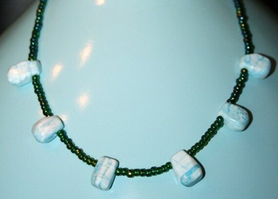 Magnesit Halskette von MashliDesign