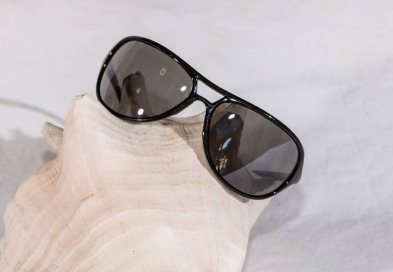 Vintage Lindsey Kildow Schwarze Pilotenbrille von MashliDesign