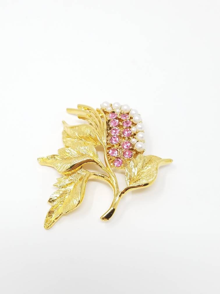 Vtg Gerrys Goldton-Brähe Pads Pin Metall von MashliDesign