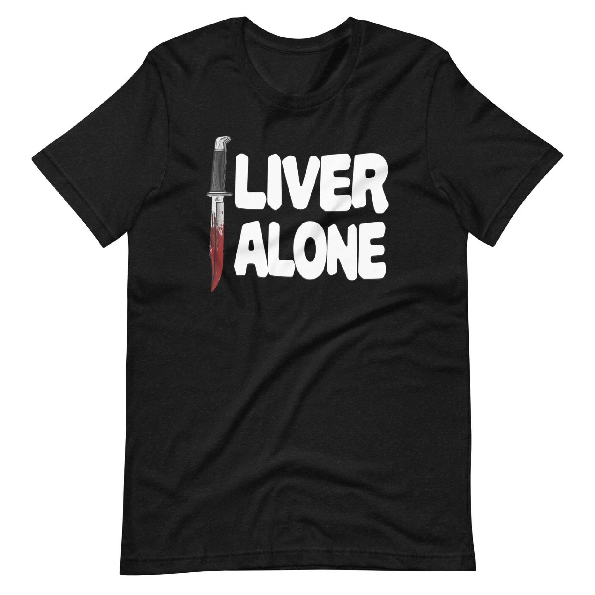 Liver Alone/Scream 1996 Ghostface Kurzärmeliges Unisex T-Shirt Liver Alone/Scream 1996 Ghostface Kurzärmeliges Unisex T-Shirt von MasiPosse