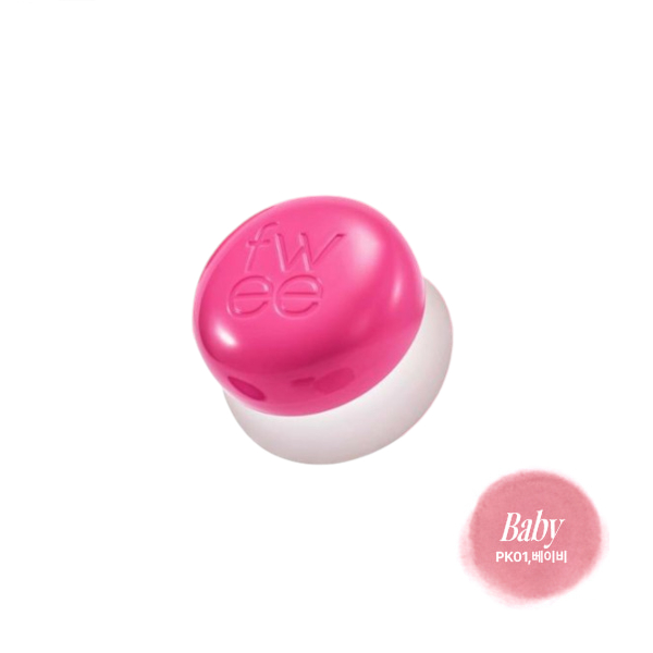 Fwee - Lip & Cheek Blurry Pudding Pot - 5g - PK01 Baby von Fwee
