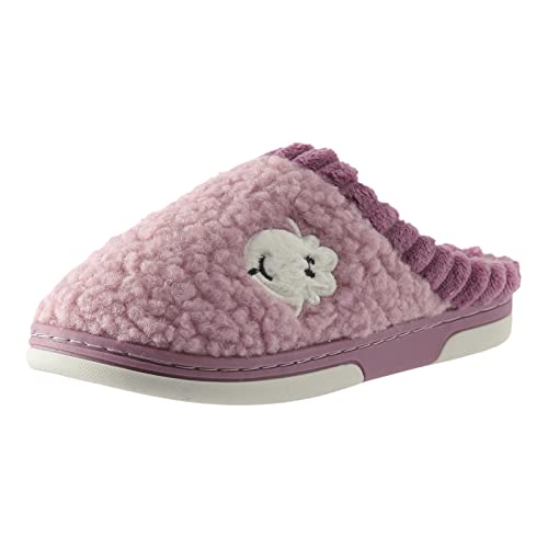 Hausschuhe Damen Plüsch Warme Hausschuhe Flauschig Pantoffeln Fuzzy Gefüttert Slippers Dicke Pantoffeln Rutschfeste Hausschlappen Frottee Kuschel Slippers Flache Hausschlappen Filzpantoffeln von Maskjuwio