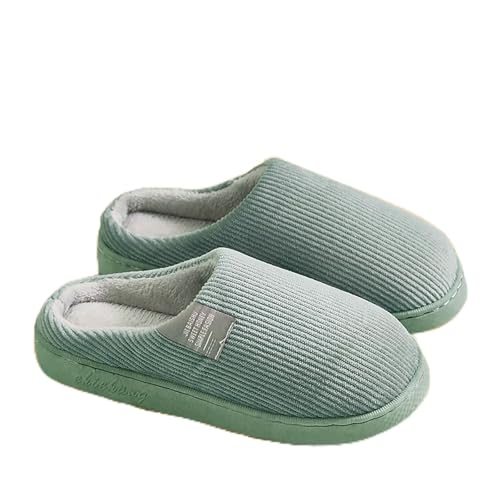 Maskjuwio Filzpantoffeln Damen Rot Hausschuhe Plüsch Gefüttert Pantoffeln Plateau Hausschlappen rutschfeste Slippers Mit Weichen Sohlen Hausschuhe Einfarbig Pantoffeln House Slippers Unisex von Maskjuwio