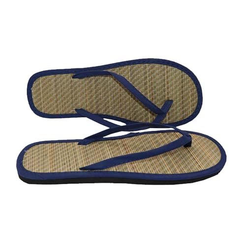 Maskjuwio Flip Flops Damen Elegant, Bambus Flip Flops Offene Sandalen Zehentrenner Badesandalen Slip-On Sandaletten Leicht Zehensandalen Rutschfest Duschschuhe Große Größen Damensandalen Gr.37-41 von Maskjuwio