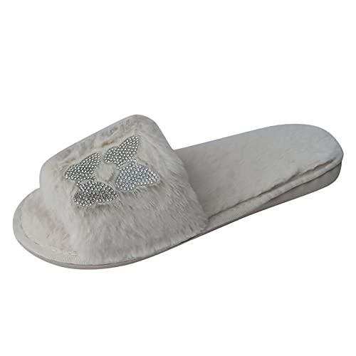Maskjuwio Hausschlappen Damen Plüsch Warme Pantoffeln Hausschuhe Mit Glizter Strass Offener Zehen Slippers Flauschig Einfarbig Slippers Fuzzy Weich Pantoffeln Hausschuhe Fur Drinnen Und Draußen Maskjuwio Hausschlappen Damen Plüsch Warme Pantoffeln Hausschuhe Mit Glizter Strass Offener Zehen Slippers Flauschig Einfarbig Slippers Fuzzy Weich Pantoffeln Hausschuhe Fur Drinnen Und Draußen von Maskjuwio