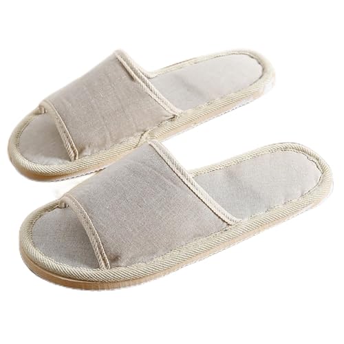 Maskjuwio Hausschuhe Damen 42 Offen Pantoffeln Slip-On Slippers Weich Bequem Hausschlappen rutschfeste Hausschuhe Leichte Pantoffeln House Unisex Hausschlappen Atmungsaktiv Slippers Breite Füße von Maskjuwio