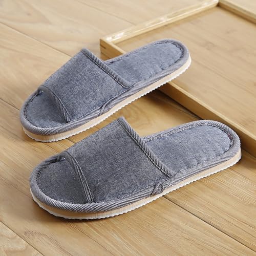 Maskjuwio Hausschuhe Damen 42 Offen Pantoffeln Slip-On Slippers Weich Bequem Hausschlappen rutschfeste Hausschuhe Leichte Pantoffeln House Unisex Hausschlappen Atmungsaktiv Slippers Breite Füße von Maskjuwio