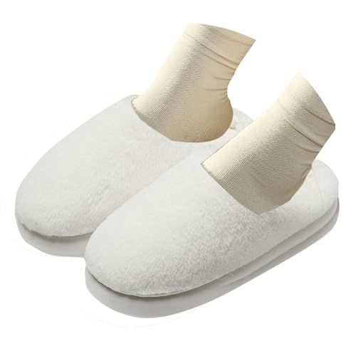 Maskjuwio Hausschuhe Damen Flauschig Winter Slippers Weichen Sohlen Pantoffeln Plüsch Hausschlappen Warme Frottee Hausschuhe rutschfeste Pantoffeln Japanischer Slippers Gefüttert Hausschlappen von Maskjuwio