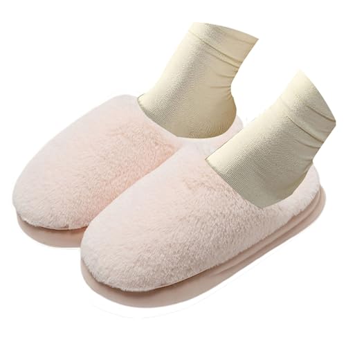 Maskjuwio Hausschuhe Damen Flauschig Winter Slippers Weichen Sohlen Pantoffeln Plüsch Hausschlappen Warme Frottee Hausschuhe rutschfeste Pantoffeln Japanischer Slippers Gefüttert Hausschlappen von Maskjuwio