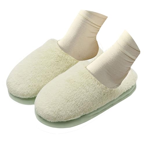 Maskjuwio Hausschuhe Damen Flauschig Winter Slippers Weichen Sohlen Pantoffeln Plüsch Hausschlappen Warme Frottee Hausschuhe rutschfeste Pantoffeln Japanischer Slippers Gefüttert Hausschlappen von Maskjuwio