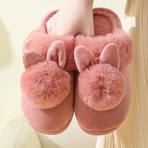 Maskjuwio Hausschuhe Damen Halloween Pantoffeln Damen 39 Hausschuhe Herren Winter Warm rutschfeste Hausschlappen Warme Gefüttert Pantoffeln Halloween Slippers Liebespaar Slippers Filzpantoffeln von Maskjuwio