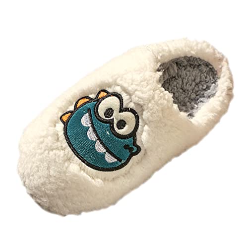 Maskjuwio Hausschuhe Damen Plüsch Lustig Cartoon Pantoffeln Flauschig Warme Slippers Dicke Hausschlappen Mit Weichen Sohlen Plüsch Gefüttert Hausschuhe Pantoffeln Mit Musterdruck rutschfeste Slippers von Maskjuwio
