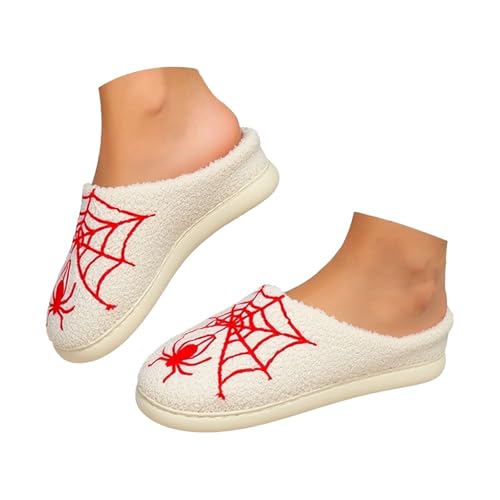 Maskjuwio Hausschuhe Damen Winter Plüsch Pantoffeln Hausschuhe Herren Winter Warm Pantoffeln rutschfeste Slippers Unisex Hausschlappen Memory Foam Filzpantoffeln Flauschig Slippers Weich Bequem von Maskjuwio