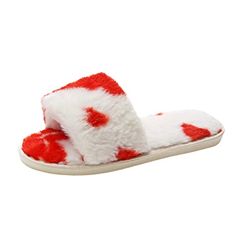 Maskjuwio Hausschuhe Damen Winter Plüsch Warme Pantoffeln Flauschig Slippers Offener Zehen Hausschlappen Farbblock Hausschuhe Memory Foam Slippers Weich Bequem Pantoffeln Unisex Hausschlappen Maskjuwio Hausschuhe Damen Winter Plüsch Warme Pantoffeln Flauschig Slippers Offener Zehen Hausschlappen Farbblock Hausschuhe Memory Foam Slippers Weich Bequem Pantoffeln Unisex Hausschlappen von Maskjuwio