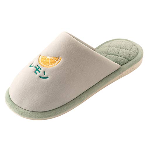 Maskjuwio Hausschuhe Damen Winter Warme Pantoffeln rutschfeste Filzpantoffeln Weich Bequem Slippers Memory Foam Hausschuhe Leichte & Geräuschlose Hausschlappen Lustig Pantoffeln Mit Musterdruck von Maskjuwio