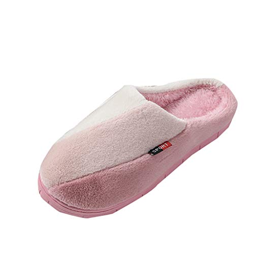 Maskjuwio Pantoffeln Damen Geschlossen, Hausschuhe Damen Winter Plüsch Flauschig Slippers Warme Hausschlappen Mit Fussbett Plateau Hausschuhe Weich Bequem Pantoffeln rutschfeste Unisex Slippers von Maskjuwio