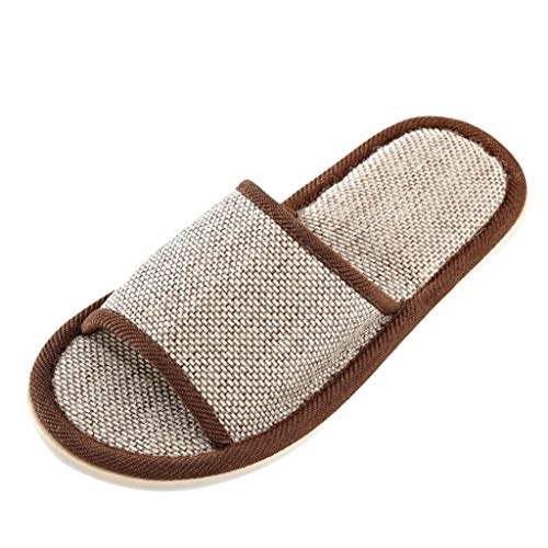 Maskjuwio Pantoffeln Damen Offen Atmungsaktiv Filzpantoffeln Memory Foam Hausschuhe Warme Bequeme Slippers Drinnen Und Draußen Hausschlappen Hausschuhe Slide Pantoffeln Mit Weichen Sohlen Gr.37-45 von Maskjuwio