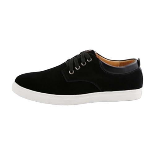 Maskjuwio Sneaker Herren Schwarz, Einbeinige Schuhe Wildleder Walkingschuhe Flach rutschfest Turnschuhe Schnürung Sportschuhe Leicht Freizeitschuhe Fitness Joggingschuhe Low Top Laufschuhe Maskjuwio Sneaker Herren Schwarz, Einbeinige Schuhe Wildleder Walkingschuhe Flach rutschfest Turnschuhe Schnürung Sportschuhe Leicht Freizeitschuhe Fitness Joggingschuhe Low Top Laufschuhe von Maskjuwio