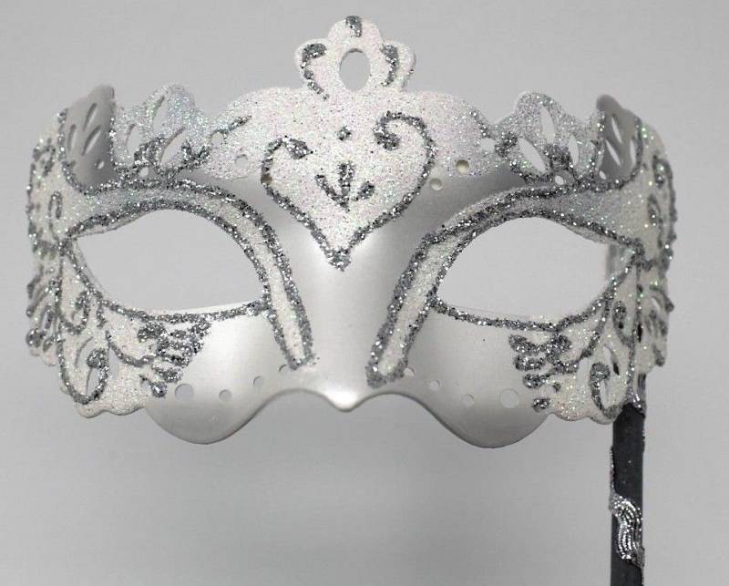 Schwarz Und Gold Maskenspiel Maske Auf Einem Stick Schwarz Und Gold Maskenspiel Maske Auf Einem Stick von MasksandTiaras