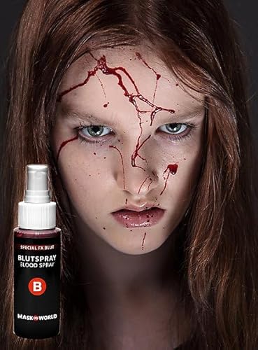 Blutspray - Kunstblut Schminke Halloween - Sprühflasche 59ml Special FX Horror Make-Up von Maskworld