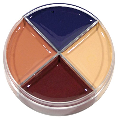 Professionelle Theater-Schminke für Wunden - Horror Make-Up Set Creme Schminkdose 4 Farben - Halloween Karneval Motto-Party von Maskworld