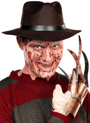 Hochwertiges Halloween Make-up Set - Freddy Nightmare - Verkleidung Schminke - Karneval, Horror & Motto-Party von Maskworld