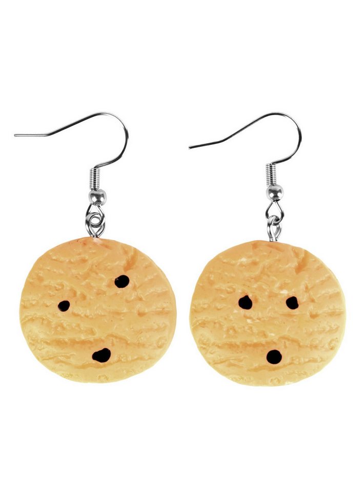 Maskworld Paar Ohrhaken Cookie Ohrringe, Cookies erlauben? Bei diesen Ohrringen auf jeden Fall ein klares Ja! von Maskworld
