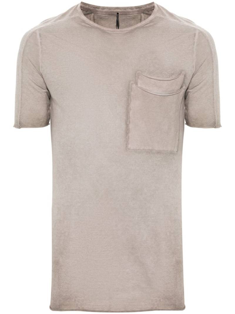 Masnada T-Shirt im Distressed-Look - Grau von Masnada