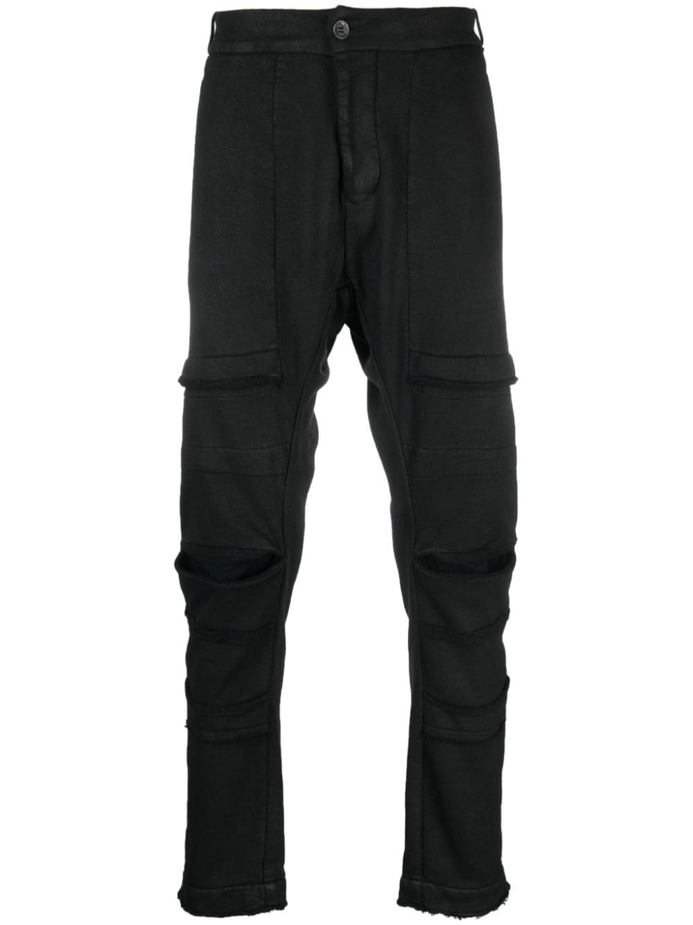 Masnada Tapered-Hose aus Jersey - Schwarz von Masnada