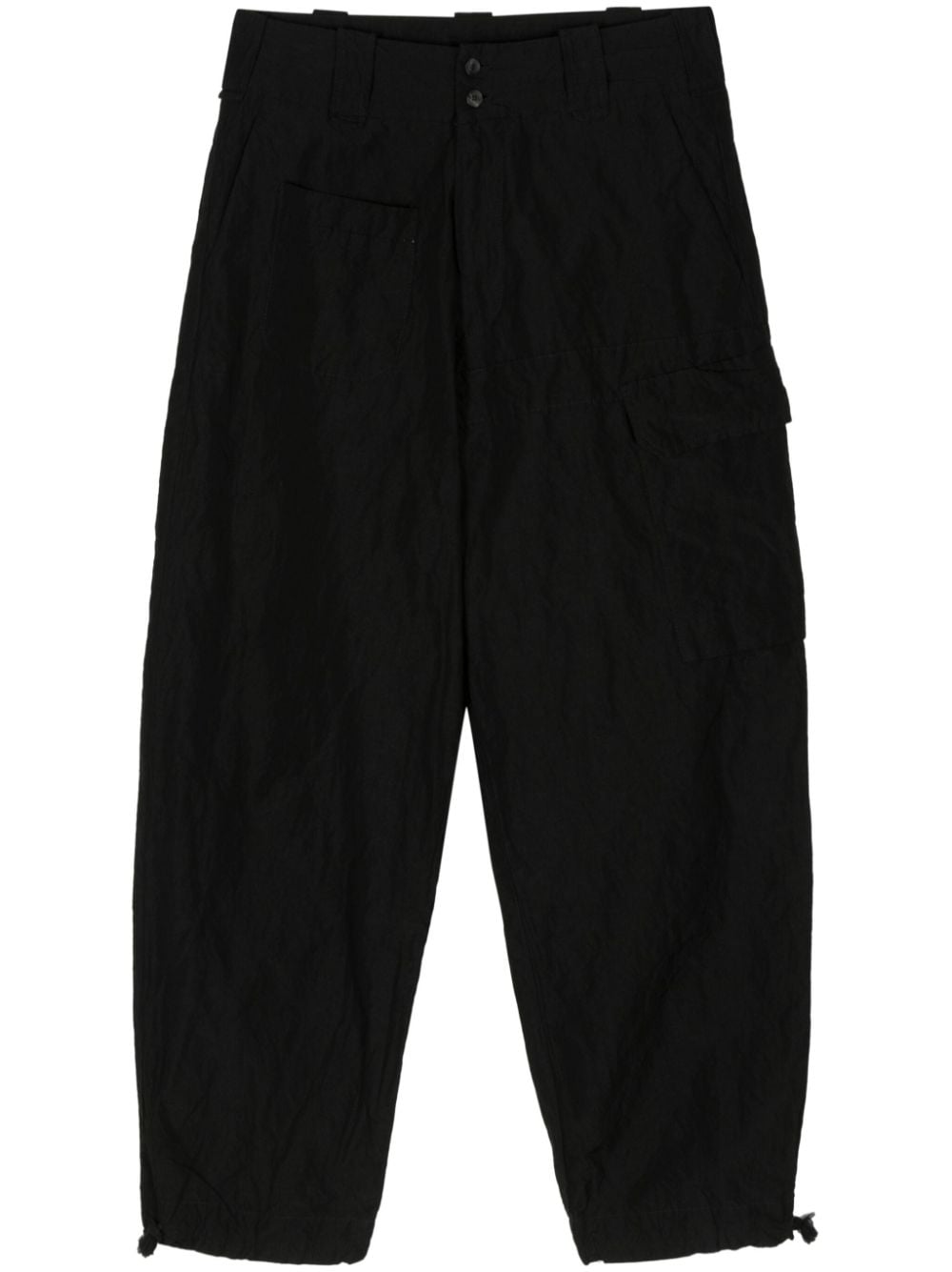 Masnada mid-rise tapered trousers - Schwarz von Masnada