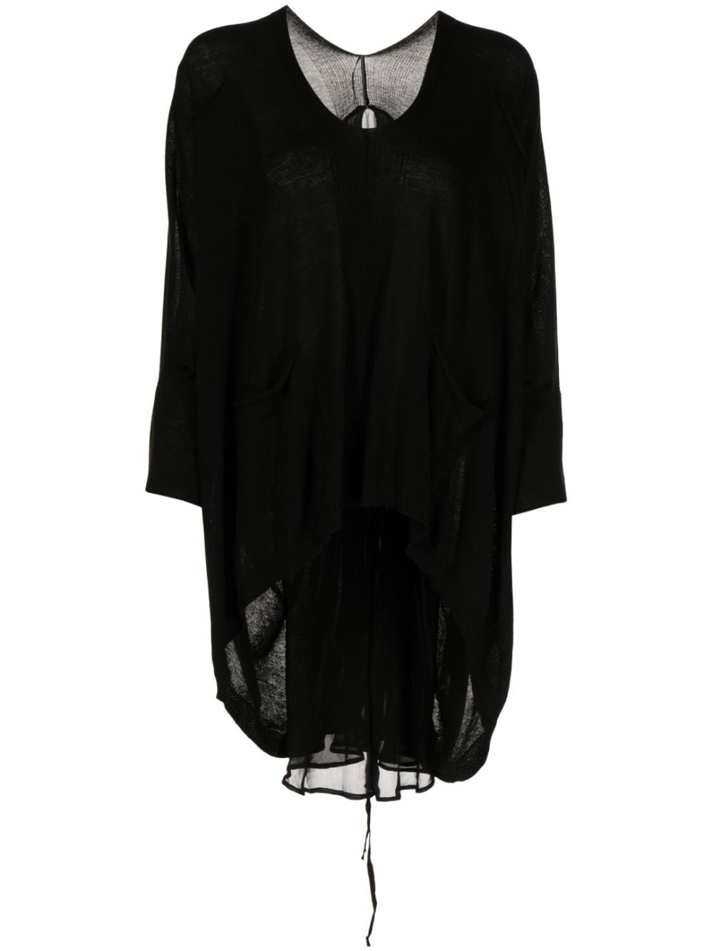 Masnada Semi-transparentes T-Shirt - Schwarz von Masnada