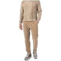 Mason's Herren Bundfaltenhose beige Cord von Mason's