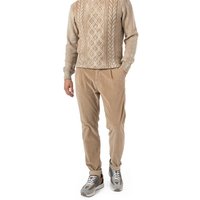 Mason's Herren Bundfaltenhose beige Cord von Mason's