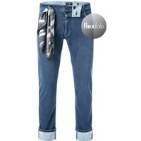 Mason's Herren Jeans blau Baumwoll-Stretch von Mason's