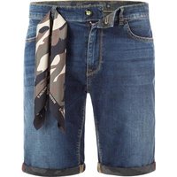 Mason's Herren Jeansshorts blau Baumwolle von Mason's