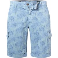 Mason's Herren Cargoshorts blau Baumwolle gemustert von Mason's