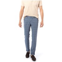 Mason's Herren Hose blau kariert Slim Fit Mason's Herren Hose blau kariert Slim Fit von Mason's