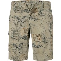 Mason's Herren Cargoshorts grün Baumwolle gemustert von Mason's