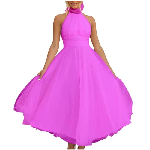 Masrin Abendkleid Damen Kleider Elegantes Einfarbiges Tüllkleid Ärmelloses Neckholder Brautkleid Knöchellanges Langes Maxikleid Rückenfreies Cocktailkleid Netzstoff Rollkragen Partykleid Ballkleid Masrin Abendkleid Damen Kleider Elegantes Einfarbiges Tüllkleid Ärmelloses Neckholder Brautkleid Knöchellanges Langes Maxikleid Rückenfreies Cocktailkleid Netzstoff Rollkragen Partykleid Ballkleid von Masrin
