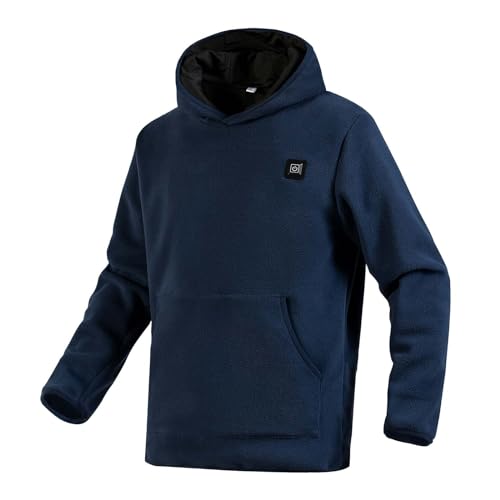 Masrin Heizjacke für Damen und Herren Beheizbare Jacke mit 3 Temperaturstufen Langarm Kapuzenjacke Unisex Winterjacke USB Elektrische Daunenjacke Beheizter Übergangsjacke Outdoor Thermo Sweatjacke Masrin Heizjacke für Damen und Herren Beheizbare Jacke mit 3 Temperaturstufen Langarm Kapuzenjacke Unisex Winterjacke USB Elektrische Daunenjacke Beheizter Übergangsjacke Outdoor Thermo Sweatjacke von Masrin