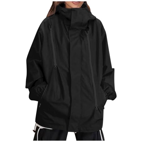 Masrin Sportjacke mit Kapuze Damen Leichte Atmungsaktive Regenjacke Wasserdicht Winddicht Sweatjacke Oversize Abnehmbar Trainingsjacke Zipper Übergangsjacke Kordelzug Regenmantel Softshelljacke Masrin Sportjacke mit Kapuze Damen Leichte Atmungsaktive Regenjacke Wasserdicht Winddicht Sweatjacke Oversize Abnehmbar Trainingsjacke Zipper Übergangsjacke Kordelzug Regenmantel Softshelljacke von Masrin