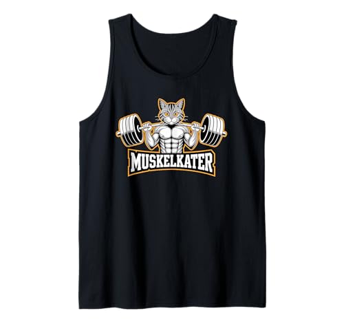 Herren Muskelkater Katze Langhantel Spruch Bodybuilding Lustiges Tank Top Herren Muskelkater Katze Langhantel Spruch Bodybuilding Lustiges Tank Top von Mass Fitness Bodybuilding Shop