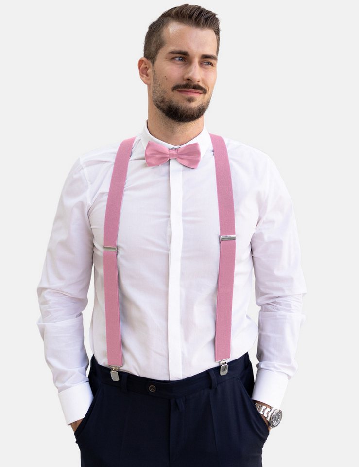 Massi Morino Hosenträger (2-St) mit Fliege von Massi Morino